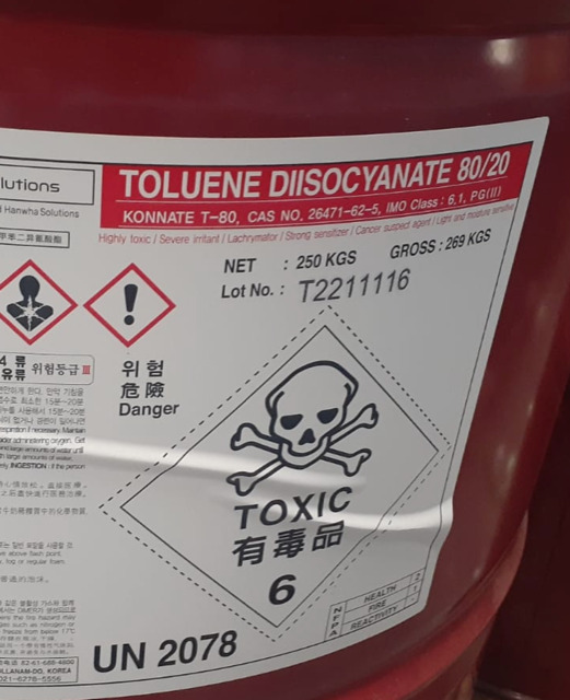 TOLUENE DIISOCYANATE - TDI - T80/20